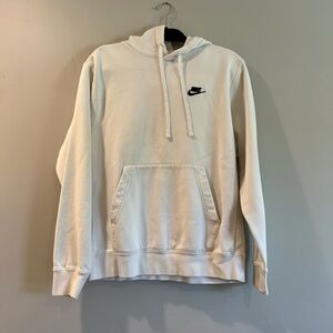 Men’s white Nike hoodie/sweatshirt. PERFECT CONDITION. Size M.